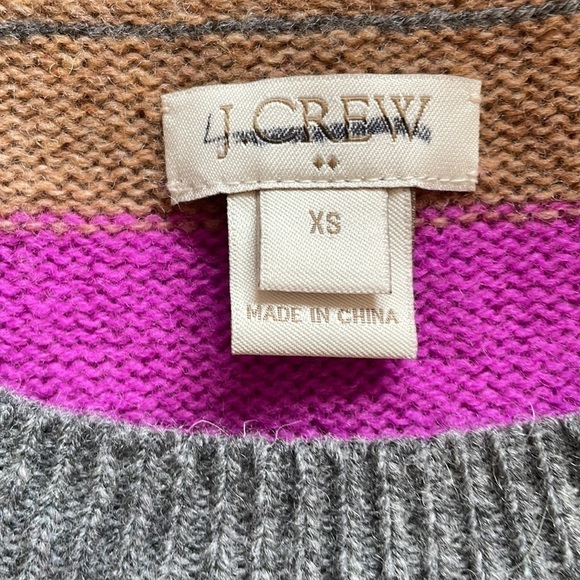 𝅺J Crew Striped Sweater XS - Picture 4 of 5
